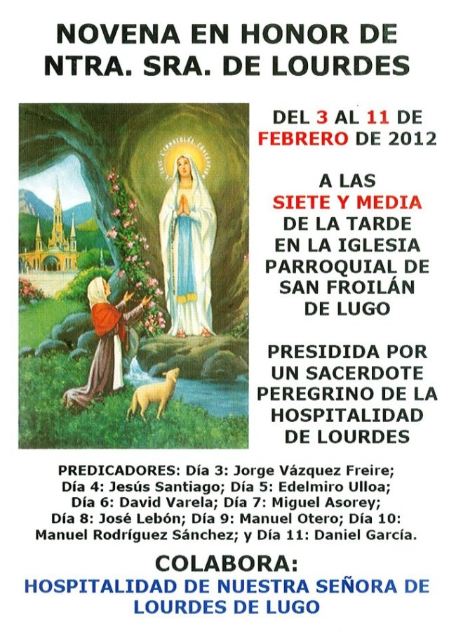 Novena Lourdes
