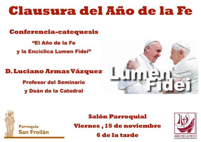 clausura año de la fe