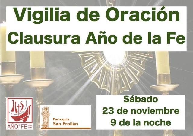 Vigilia Clausura Año de la Fe