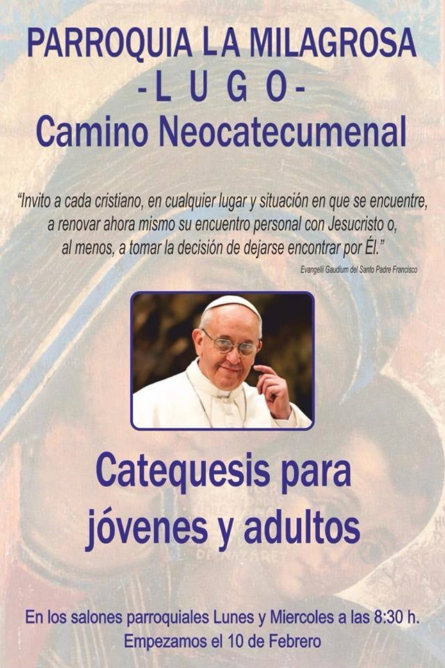 Cartel Catequesis Camino 2014