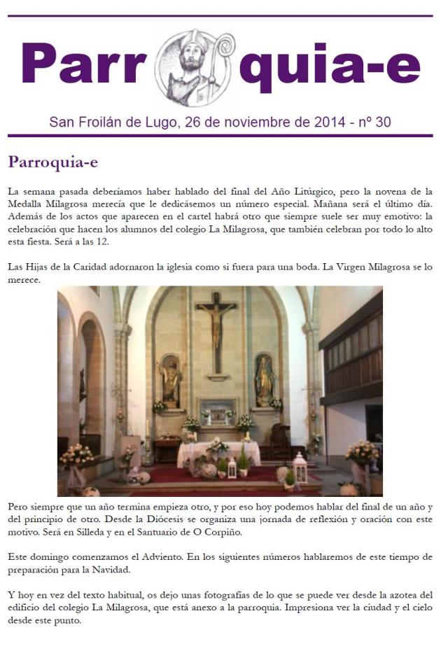 Parroquia-e nº 30