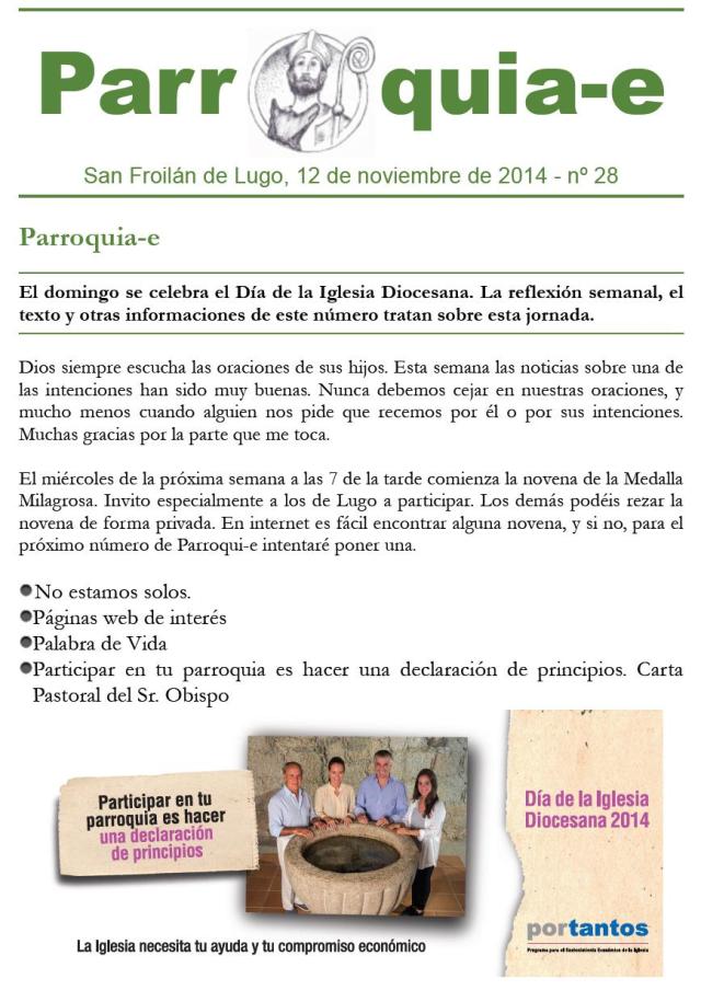 P@rroquia-e nº 28