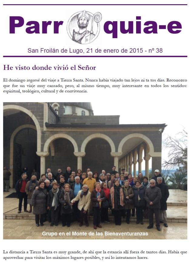 Parroquia-e nº 38