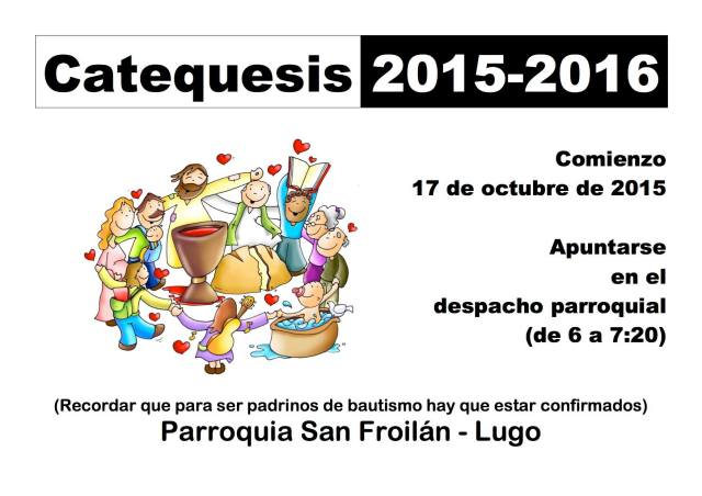 Catequesis San Froilán 2015