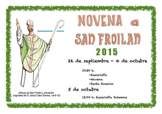 Novena a San Froilán 2015
